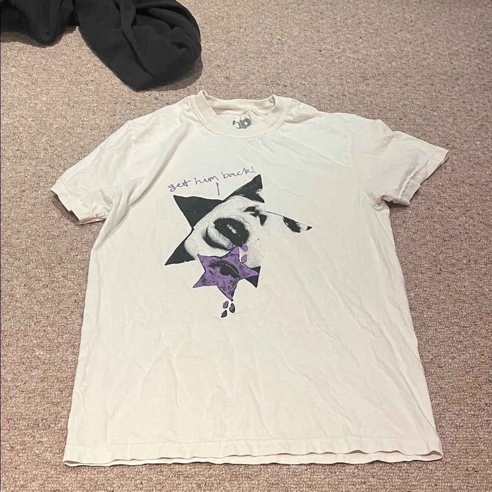 Olivia Rodrigo Get Him Back! T-Shirt – Ivory – Small – Official Tour Merch - Picture 5 of 10